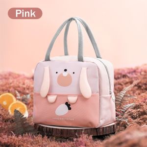 Cute Animal Kid Food Oxford Cloth Portable Thermal Lunch Bag Bento Bag Budak Beg Makanan 可爱动物午餐包