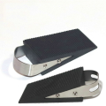 Rubber Stainless Steel Door Stopper Stop Door Block Wedge BlackHeavy Duty Door Stopper, Rubber Wedge,304 Stainless Steel Security Door Stops Suitable for All Floor Surfaces Block Guard Wind Door Stopper Wedge Anti Skid Heavy Duty Safety Silicone Rubber. 