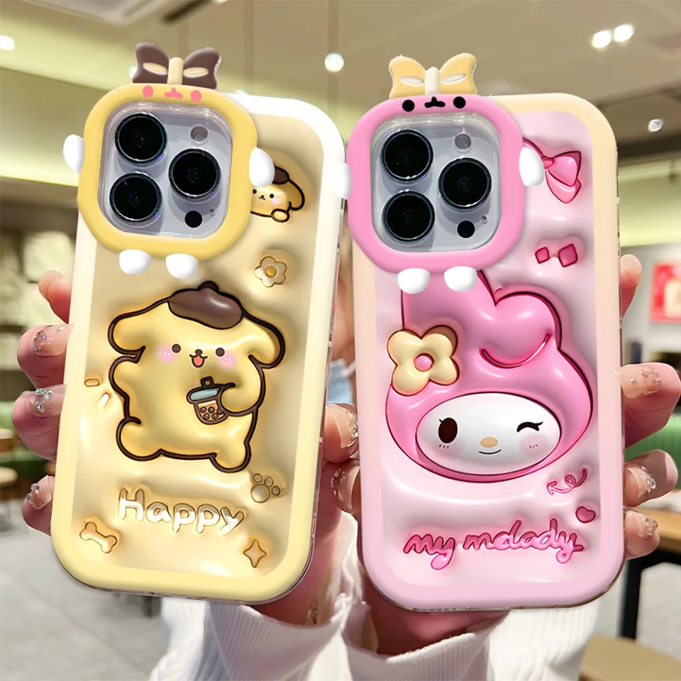 Phone Case Casing For Vivo Y15A Y15S Y01 Y01A Y15C Y19 vivoy15s Cartoon  Cute Kuromi Phone Case Monster Lens New Phone Shell Soft Protective Cover 