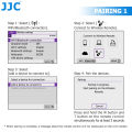 JJC BTR-C1 Bluetooth Wireless Remote Control Camera Shutter Switch BR-E1 for Canon PowerShot V10 EOS R100 R50 R8 R10 R7 R5C R3 R R5 R6 RP M50, M50 Mark II, 6D Mark II, M6 Mark II, M200, 90D 77D 200D II, 200D, Rebel T7i, T8i, 90D, EOS M6 Mark II, Camera. 