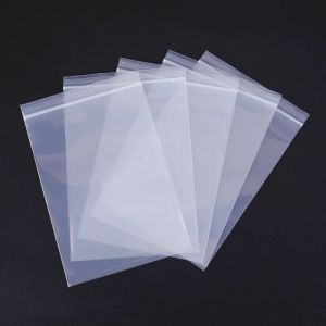 100pcs Thick 4.0MIL 0.11mm Clear Zip Lock Ziplock Storage Bags Heavy-Duty Transparent Plastic Zip Package Reclosable Poly Bag