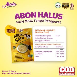 Alala Abon Bayi Anak MPASI 8 bulan Penambah BB Anak Tanpa MSG