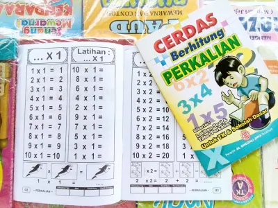 Buku Cerdas Berhitung Penjumlahan Pengurangan Perkalian Pembagian Untuk Anak SD/MI AGZ Bisa COD
