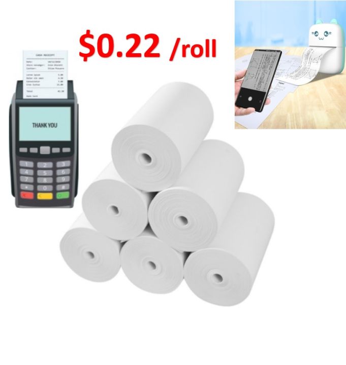 {SG} Thermal paper roll for NETS Machine receipt Mini Bluetooth Printer