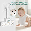 Power Strip Surge Protector Stop Kontak Colokan Listrik 3 Ways Smart Power Strip Socket & Port USB Travel USB Charger. 