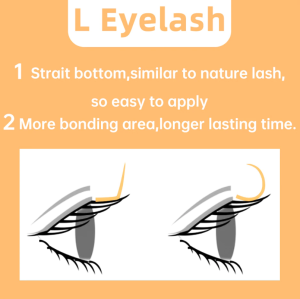 Yelix L Curl Series Easy Fan New Trend L Shaped Lashes Eyelash Extension Auto Fanning Volume Blossom Bloom