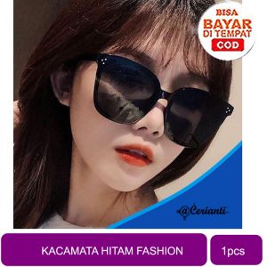 Kacamata Hitam Wanita Sunglasses Korean Design Retro Mata Kucing Lynn Design