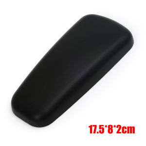 เบาะหนังรองขาเบาะรองเข่าสำหรับรถยนต์2ชิ้นที่รัดพยุงต้นขาที่เท้าแขนตรงกลางประตูตกแต่งภายในรถหมอนรองใต้เข่า