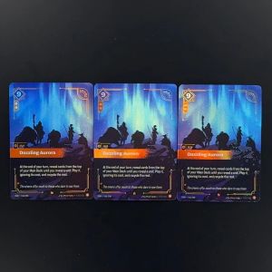 League Of Legends Riftbound Gear Card Dazzling-Aurora Card OGN-160 Textured Foil Card Anime Collectible Cards2026