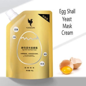 Masker Kulit Telur Ragi Peremajaan - Masker Ragi Cangkang Telur Egg Shell Yeast Mask