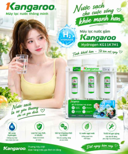 💧 MÁY LỌC NƯỚC HYDROGEN KANGAROO KG11K7H1 11 LÕI – 2 CHẾ ĐỘ NƯỚC THIẾT KẾ ĐỂ GẦM SIÊU GỌN + tặng bộ lõi 123
