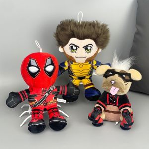 Deadpool Wolverine Plush Doll Ornaments Home Decoration Game Companion Toys Birthday Gifts