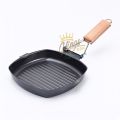 Square Grill Pan Lipat Pemanggang Steak Serbaguna Anti Lengket 26cm Panci Panggang Teflon GSF Wajan Lipat Serbaguna Panggangan BBQ Goreng Bakar Sate Pan Grill Kotak. 