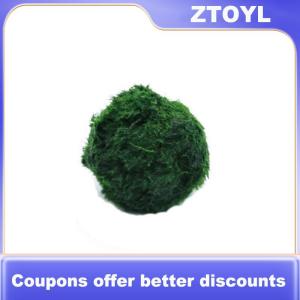 【ZTOYL】 3-4cm Marimo Moss Balls Live Aquarium Plant Algae Fish Shrimp Tank Ornament Simulation Green Algae Balls Artificial Plant
