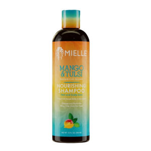 Combo Gội Xả Giữ Nếp Tóc Xoăn Xù Mielle Mango & Tulsi Botanical Blend 355ml - Cung cấp dưỡng ẩm cho tóc và da đầu giúp tóc trở nên mềm mại mượt mà và ngăn chặn tình trạng khô và rối Được thiết kế đặc biệt để bảo vệ màu tóc ng