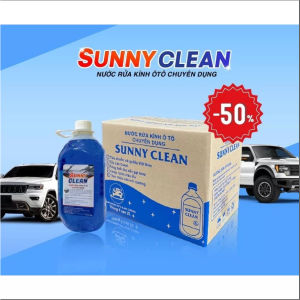 1 thùng nước rửa kính ô tô chính hãng SUNNY CLEAN Tẩy sạch kính bay vết bẩn vết ố