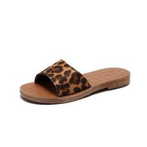 🌈รองเท้าแตะแฟชั่น สุดฮิต ขายดีมาก🌈รองเท้าเดินในบ้าน พิมพ์เสือดาว โบว์สวยๆ สไตล์เกาหลี ราคาถูก รองเท้าผู้หญิง รองเท้าเบา ใส่สบายคะ ราคาเบาๆ