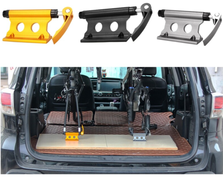 Bike Rack Block Bike Bicycle Front Fork Quick-release Car SUV Carrier Alloy Block Mount ...