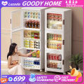 Goody 37cm Wide Gap Storage Cabinet Foldable Storage Cabinet Organizer Locker Magnetic Plastic Cabinet Storage. 