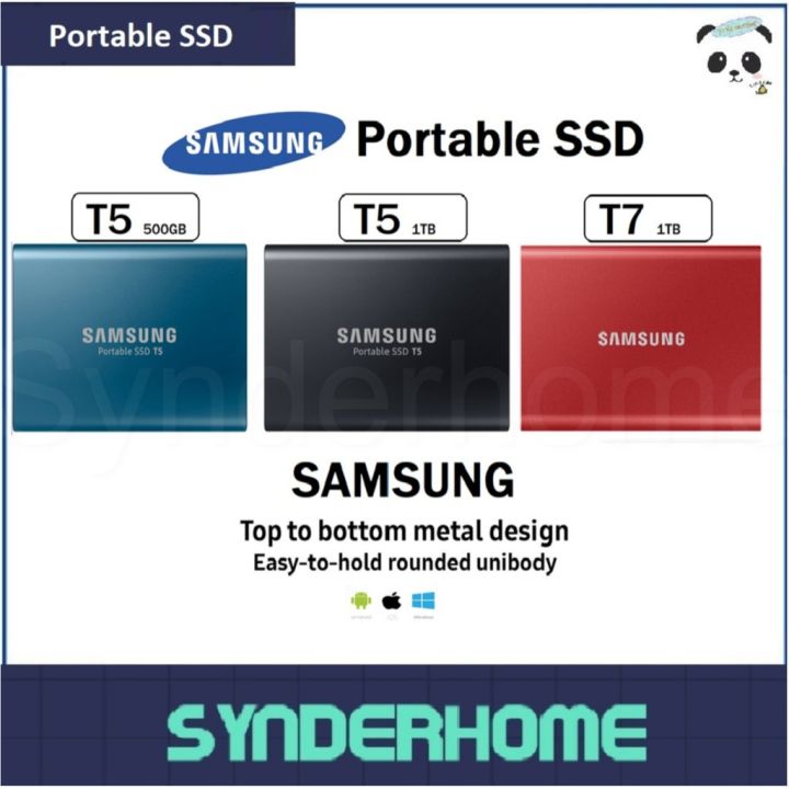 🔥[Merdeka Sales]🔥 (Cheapest) Original Samsung Portable SSD T5/T7