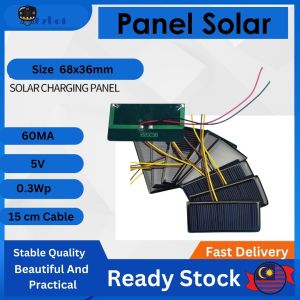 Ready Stock)Panel Solar~ 5V 60MA 68x36mm Projek RBT Sciences School Project DIY Accessories