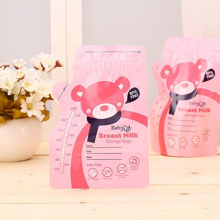 C&C Baby Breast Milk Storage Bag Liquid Safe Food Storage Bags BPA Free