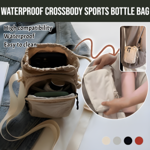 Fashionable Waterproof Crossbody Sports Bottle Bag Single Shoulder Crossbody Phone Bag Water Bottle Bag