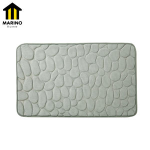 Marino พรมเช็ดเท้า ลายหิน แบบนูน พรมเช็ดเท้าเมโมรีโฟม เนื้อผ้านุ่ม No.Y1977