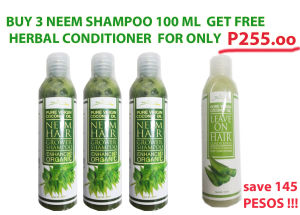 100% NATURAL NEEM ORGANIC SHAMPOO MADE WITH NATURAL HERBS AND EXTRACT