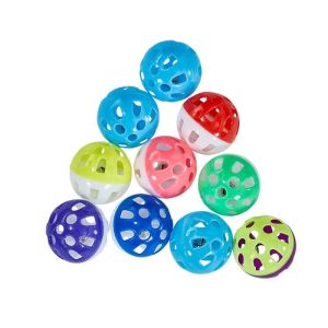 Pet Ball Toys With Jingle Bell (Random Colour)
