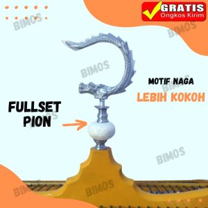 Gantungan Sangkar Burung Motif Naga Sirip Fullset Pion Cantolan Sangkar Murai Kotak Gantungan Burung