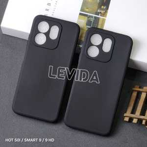 Infinix Smart 9 Softcase Macaron Black Case Tpu Full Black Protection