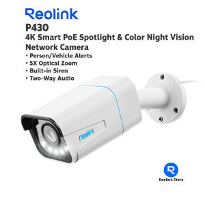 Reolink P430 (RLC-811A) กล้องวงจรปิด 4K 5X Optical Zoom with Spotlight Ai ตรวจจับ คน สัตว์เลี้ยง รถยนต์ ได้