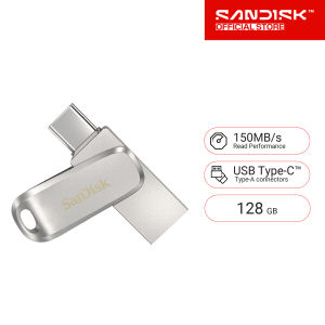 SanDisk Ultra Dual Drive Luxe 128GB USB 3.1 Type C (SDDDC4-128G-G46) ( แฟลชไดร์ฟ Andriod usb Flash Drive )