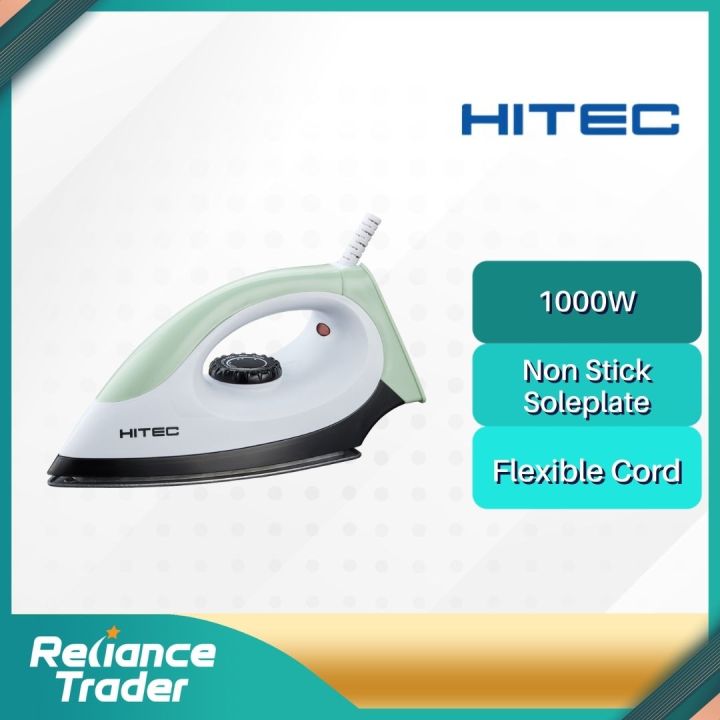 Hitec 1000W Non-stick Coated Soleplate Dry Iron HTI-3188D | Lazada