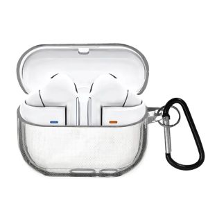 เคสโปร่งใสสำหรับ Samsung Galaxy Buds3 Pro หูฟังบลูทูธป้องกันการตกที่ชัดเจนฝาครอบป้องกันสำหรับ Samsung ตา3Pro