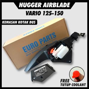 HUGGER SPAKBOR KOLONG VARIO 125 150 ( PNP 2012-2023 ) PCX CBU / PCX 2018 VARIO 160 HUGER AIRBLADE PCX CBU HUNGER PCX 2018 HAGER AIR BLADE VARIO 160 HUGGER ORIGINAL MERK EURO PARTS HUGER AIR BLADE PLUG AND PLAY ( PNP )