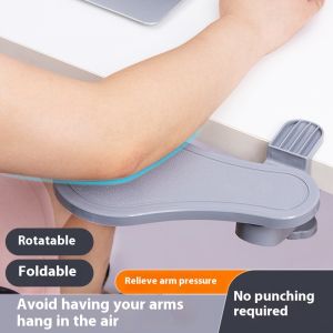 JJT Ergonomic Desk Armrest Support Pad for Office Adjustable Wrist Rest Bracket