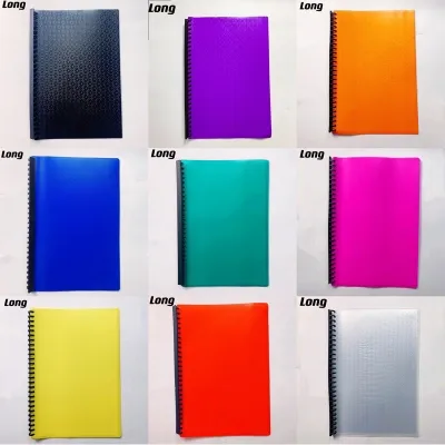 Clear Book School Office Long Clear Book long and short 9 colors