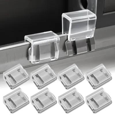 5Pcs Sliding Glass Door Lock Child Safety Baby Proof for Slide Wardrobe Door Closet Childproof Window Stopper Kid Security