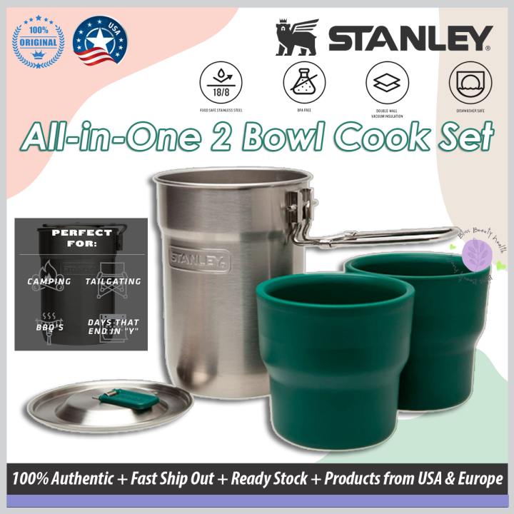 (No COD Service) Stanley Adventure Camp Cook Set 24oz Kettle with 2
