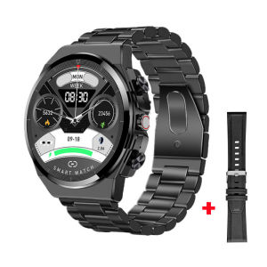 Original mens smart watch TWS Bluetooth headset 2 in 1 IP67 waterproof sports fitness tracker heart rate blood pressure monitoring smartwatch
