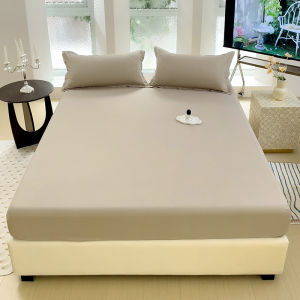 Dansunreve Hotel Fittedsheet Plain Super Single/Queen/King Fitted Bed Sheet Cheap Soft Bedsheet Cover