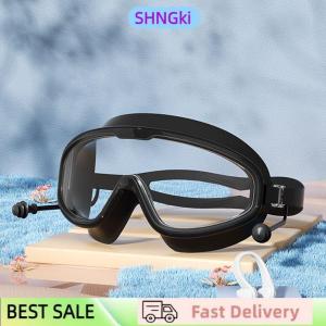 SHNGki 2025 Large Frame Swimming Goggles For Kids High Quality Antifog Swim Glasses Waterproof HD Swim Eyewear Swim Equipment