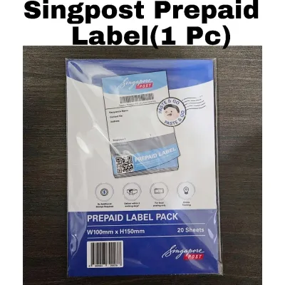 [SG] [FREE SHIP] 1 Piece Singpost Tracked Prepaid Postage Label Local Singapore Delivery Stamp Postal Service