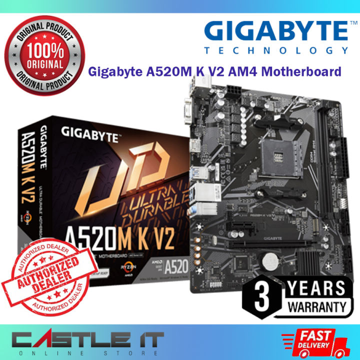 gigabyte a520m k v2 ryzen 7 5800x