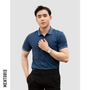 Áo Polo Nam MENTORIS (4 màu) chất thun lạnh co giãn mát mẻ thấm hút tốt thiết kế sang trong lịch lãm MPL30