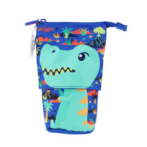 Australia smiggle original childrens pencil case boys clutch bag blue green dinosaur retractable pencil holder Kawaii stationery bags