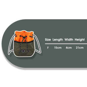 HamshMoc Dog Treat Bag Waist Pouch Adjustable Belt Extra Pocket For Dog Walking Hiking