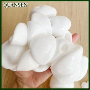 QUANSEN 1PC Sphere Jewelry TPR Casting Molds Ultra Thin Milk Fragrance Fluid Milk White Color Ball Leather DIY Filling Slow Rebound Toys